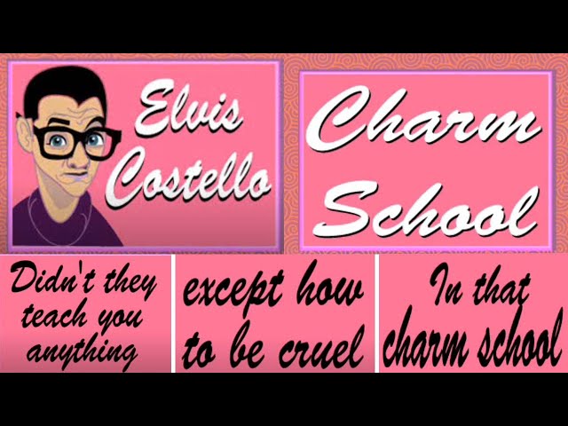 Постер Costello Elvis - Charm School