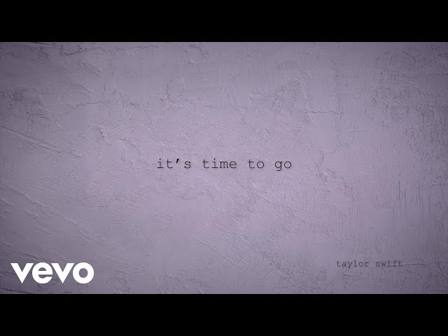Постер Taylor Swift - Its Time To Go
