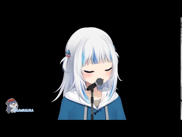 Постер Gawr Gura - Ke sera sera (Cover)