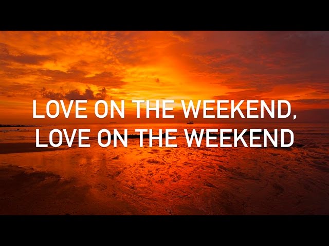 Постер John Mayer - Love On The Weekend