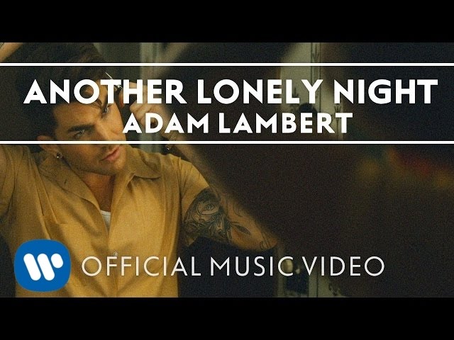 Постер Adam Lambert - Another Lonely Night