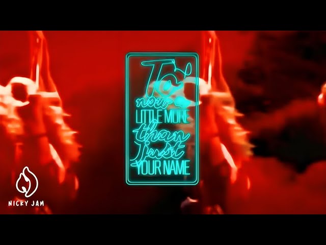 Постер Nicky Jam - With You Tonight (Hasta El Amanecer) [Remix]