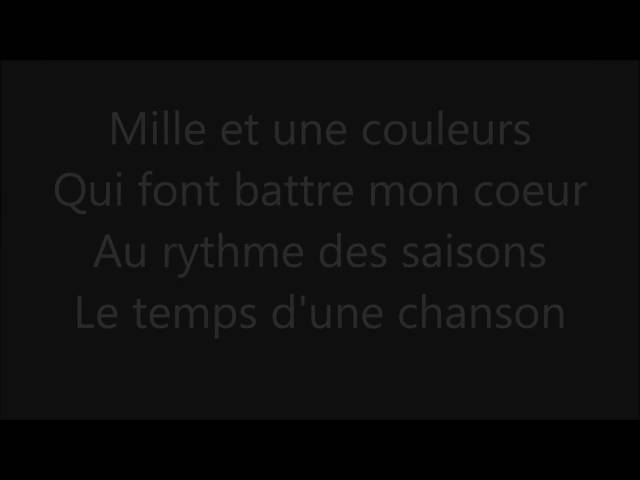 Постер Indila - Feuille Dautomne