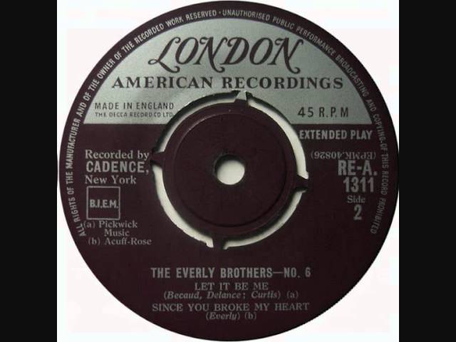 Постер Everly Brothers - Since You Broke My Heart