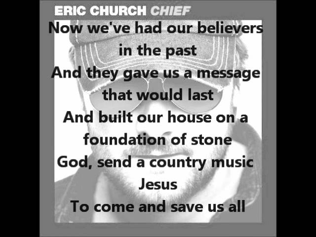 Постер Eric Church - Country Music Jesus