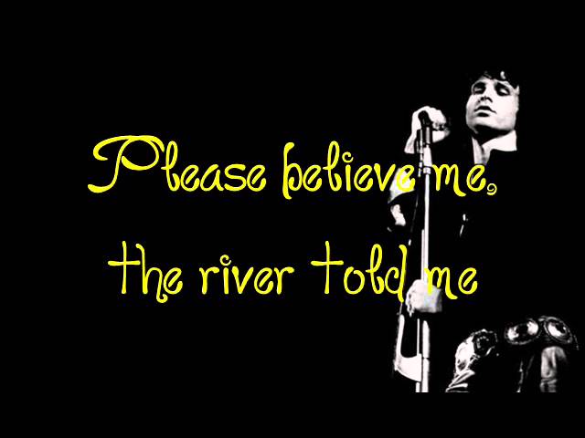 Постер The Doors - Yes, The River Knows
