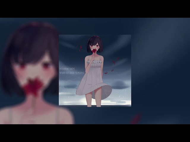 Постер Never Get Used To People - ненавижу море